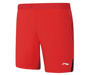 Badminton Shorts - Red Leopard WC Women 3 Badminton Shorts - Red Leopard WC Women