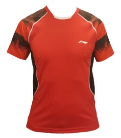 Badminton T-Shirt - Team Red/Black - UNISEX