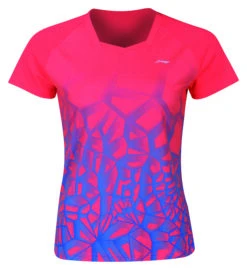 Badminton T-shirt - Team Structure Pink Girl