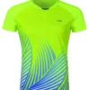 Badminton T-shirt - Feather Yellow 2 Badminton T-shirt - Feather Yellow -Badminton Gear Shop AAYQ067 3