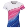 Badminton T-shirt - Team 2020 Exclusive White Flow Women