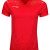 Badminton T-shirt - Golden Drop Red Exclusive Women -Badminton Gear Shop AAYQ148 1 1