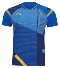 Badminton T-shirt - Square Blue Exclusive