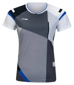 Badminton T-shirt - Square White/black Exclusive Women