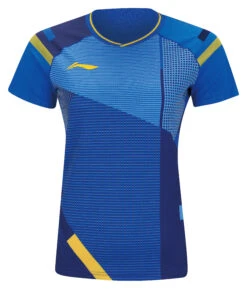 Badminton T-shirt - Square Blue Exclusive Women