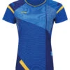 Badminton T-shirt - Square Blue Women -Badminton Gear Shop AAYR012 3