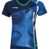 Badminton T-shirt - Blue Tour Pro Women -Badminton Gear Shop AAYR192 1