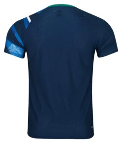 Badminton T-shirt - Blue Tour Pro -Badminton Gear Shop AAYR193 1 Back