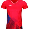 Badminton T-shirt - Tokyo Red Exclusive Women -Badminton Gear Shop AAYR374 2