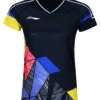 Badminton T-shirt - Tokyo Black Exclusive Women -Badminton Gear Shop AAYR374 3