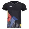 Badminton T-shirt - Tokyo Black -Badminton Gear Shop AAYR375 3