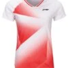 Badminton T-shirt - Fold Red/White Women -Badminton Gear Shop AAYS248 4 C