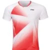 Badminton T-shirt - Fold Red/White -Badminton Gear Shop AAYS249 4 M1