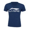 Badminton T-shirt - Logo Dark Blue Woman -Badminton Gear Shop AHSR790 6