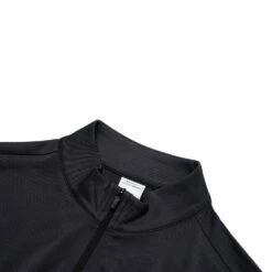 Li-Ning Running Shirt - Half Zip Black -Badminton Gear Shop ATLS013 1 C