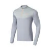 Li-Ning Running Shirt - Half Zip Grey -Badminton Gear Shop ATLS013 3 A