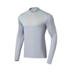 Li-Ning Running Shirt - Half Zip Grey