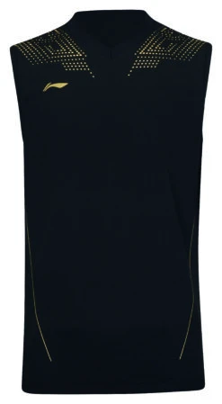 Badminton Tank Top - Golden Drop Black