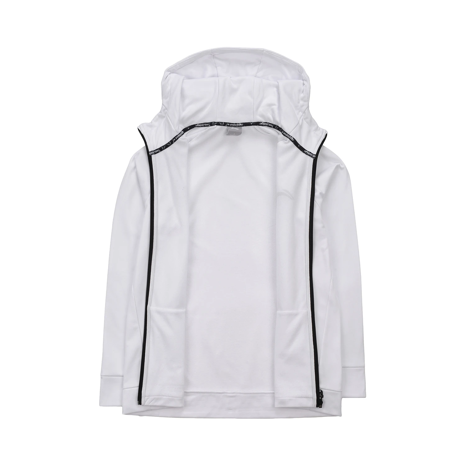 Badminton Jacket - Club White Hoodie - UNISEX 5 Badminton Jacket - Club White Hoodie - UNISEX - Image 3