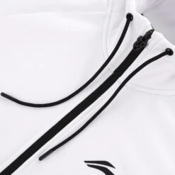 Badminton Jacket - Club White Hoodie - UNISEX 13 Badminton Jacket - Club White Hoodie - UNISEX -Badminton Gear Shop AWDN877 1 F