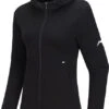 Hoodie - White Zip Women -Badminton Gear Shop AWDN886 1