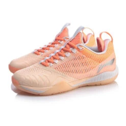 Badminton Shoes - Cool Shark Orange Pink -Badminton Gear Shop AYAQ004 2 B