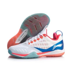 Badminton Shoes - Cool Shark White -Badminton Gear Shop AYAQ004 4 B