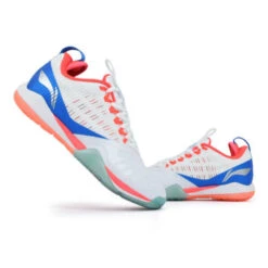 Badminton Shoes - Cool Shark White -Badminton Gear Shop AYAQ004 4 E