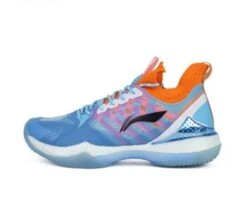 Badminton Shoes - Halberd II Blue/Orange Women