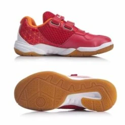 Badminton Shoes - Junior Red -Badminton Gear Shop AYTQ006 1 CC