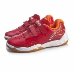 Badminton Shoes - Junior Red -Badminton Gear Shop AYTQ006 1 DD