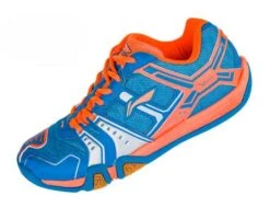Badminton Shoes - Saga Light Blue/Orange -Badminton Gear Shop AYTS071 1 3