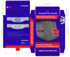 Back Support Badminton -Badminton Gear Shop Back support box