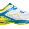 Badminton Shoes - Champion (Size 39) -Badminton Gear Shop Badmintonsko Li Ning maend champion hvid gul blaa AYAJ005 2