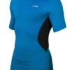 T-Shirt - Power Shell Blue -Badminton Gear Shop Li Ning badminton maend t shirt powershell compression blaa 1