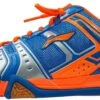 Badminton Shoes - Saga Light Blue/Orange -Badminton Gear Shop Orange